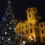 Andělský rytíř vyzvedl dětská přání pro Ježíška a rozsvítil vánoční strom