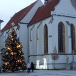 V Soběslavi ve čtvrtek v kostele stavěli betlém