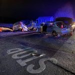 Před Štědrým dnem se stala hromadná nehoda u Holkova