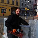 Jindřichohradecké náměstí Míru ozdobí anděl z ledu