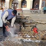 Jindřichohradecké náměstí Míru ozdobí anděl z ledu