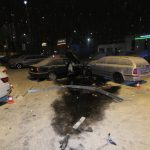 VIDEO. Noční honička. Uprchlík v BMW nadělal škodu za 650 tisíc