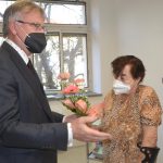 Dávku vakcíny s číslem 100 tisíc dostala ve Strakonicích Jaroslava Bergerová