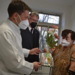 Dávku vakcíny s číslem 100 tisíc dostala ve Strakonicích Jaroslava Bergerová