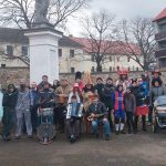 S masopustním průvodem šel i jeden z nejstarších občanů Drahonic