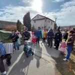 S masopustním průvodem šel i jeden z nejstarších občanů Drahonic