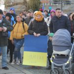 Lidé dnes v Písku vyjádřili podporu Ukrajině. Dvě ruské dívky se omluvily za svou zemi
