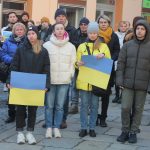 Lidé dnes v Písku vyjádřili podporu Ukrajině. Dvě ruské dívky se omluvily za svou zemi
