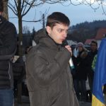 Lidé dnes v Písku vyjádřili podporu Ukrajině. Dvě ruské dívky se omluvily za svou zemi