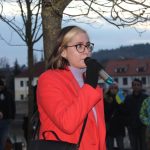 Lidé dnes v Písku vyjádřili podporu Ukrajině. Dvě ruské dívky se omluvily za svou zemi