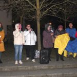 Lidé dnes v Písku vyjádřili podporu Ukrajině. Dvě ruské dívky se omluvily za svou zemi