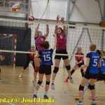 Táborské volejbalistky poskočily na 6. místo. Ve čtvrtek porazily Lokomotivu bez ztráty setu