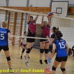 Táborské volejbalistky poskočily na 6. místo. Ve čtvrtek porazily Lokomotivu bez ztráty setu