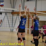 Táborské volejbalistky poskočily na 6. místo. Ve čtvrtek porazily Lokomotivu bez ztráty setu