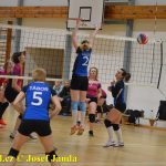 Táborské volejbalistky poskočily na 6. místo. Ve čtvrtek porazily Lokomotivu bez ztráty setu