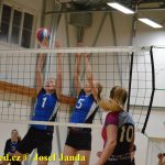 Táborské volejbalistky poskočily na 6. místo. Ve čtvrtek porazily Lokomotivu bez ztráty setu