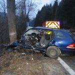 Tragická nehoda. V autě mezi Vyšším Brodem a Rožmberkem nad Vltavou byl nalezen mrtvý řidič