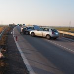 Řidič pod vlivem alkoholu způsobil nehodu nad dálnicí