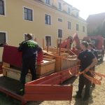 Hasiči přivezli nábytek pro ukrajinské uprchlíky