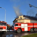 Hoří bývalá Velká hospoda v táborských Klokotech