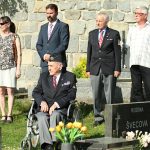 K výročí 100 let od narození válečného veterána Panského zněly čestné salvy