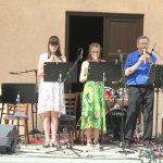 ZUŠ open v Milevsku. Amfiteátr ožil muzikou i výtvarnými aktivitami