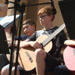 ZUŠ open v Milevsku. Amfiteátr ožil muzikou i výtvarnými aktivitami