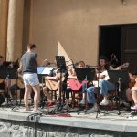 ZUŠ open v Milevsku. Amfiteátr ožil muzikou i výtvarnými aktivitami