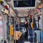 Autobus se v rámci Budějovického majálesu promění v umělecké dílo