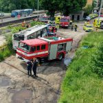 Těžká nehoda autobusu a dvou aut v Dačicích prověřila součinnost složek IZS