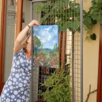 Malíři v ulicích Tábora tvořili na podporu duševního zdraví. Před Jednotou se obrazy dražily
