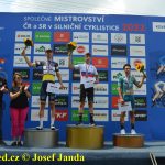 Společné mistrovství ČR a SR v silniční cyklistice odstartovalo časovkou v Kovářově