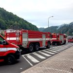 Jihočeští hasiči odjeli pomáhat k požáru do Hřenska