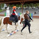 Pony hrátky v hřebčinci přerušil nepříjemný pád dítěte. Naštěstí vše dobře dopadlo