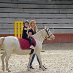 Pony hrátky v hřebčinci přerušil nepříjemný pád dítěte. Naštěstí vše dobře dopadlo