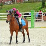 Pony hrátky v hřebčinci přerušil nepříjemný pád dítěte. Naštěstí vše dobře dopadlo