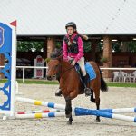 Pony hrátky v hřebčinci přerušil nepříjemný pád dítěte. Naštěstí vše dobře dopadlo