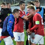 Reprezentace do 21 let v Budějovicích oslavila postup na EURO, hrdinou brankář Kovář