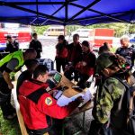 Hasiči s kynology hledali při cvičení v lese pět zraněných