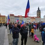 Tisíc lidí přišlo vyjádřit svoji nespokojenost na náměstí Přemysla Otakara