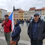 Tisíc lidí přišlo vyjádřit svoji nespokojenost na náměstí Přemysla Otakara