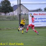 Dražice třetí výhru v řadě nedotáhly. Semice srovnaly v závěru z penalty