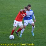 Táborsko sehrálo se Zbrojovkou skvělou pohárovou partii s hořkým koncem