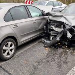 Čtyři lidé se zranili při čelní srážce dvou aut v Lenoře