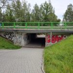 Podchod u Měšic dostal graffiti výzdobu. Změnil se k nepoznání