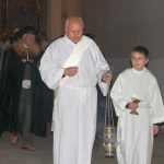 Hubertskou mši v milevské bazilice zakončil ohňostroj nad klášterem