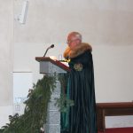 Hubertskou mši v milevské bazilice zakončil ohňostroj nad klášterem