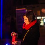 Trikolóra na kostele ve Strakonicích upomínala na výročí 17. listopadu