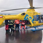 AKTUALIZOVÁNO: Vážná dopravní nehoda u Chýnova. Pro zraněného letěl vrtulník