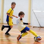 VIDEO: Čimelickou tělocvičnu zaplnili nejmenší fotbalisté, nechyběl ani Mikuláš s čerty